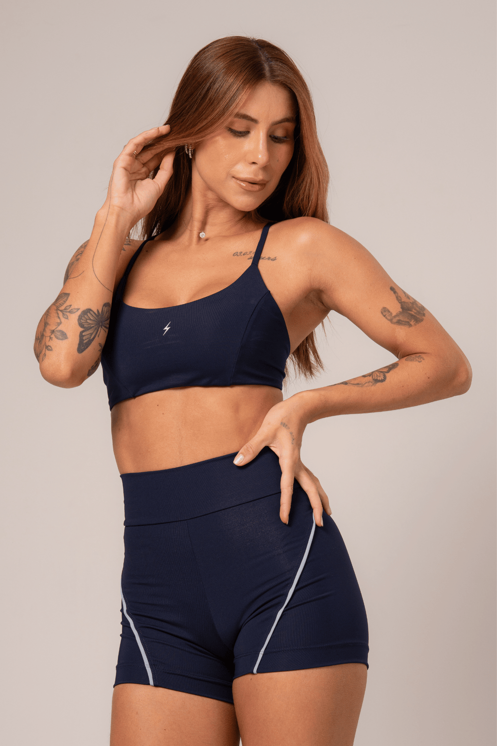 Short Bia Navy