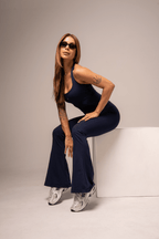Calça Flare Zoe Navy