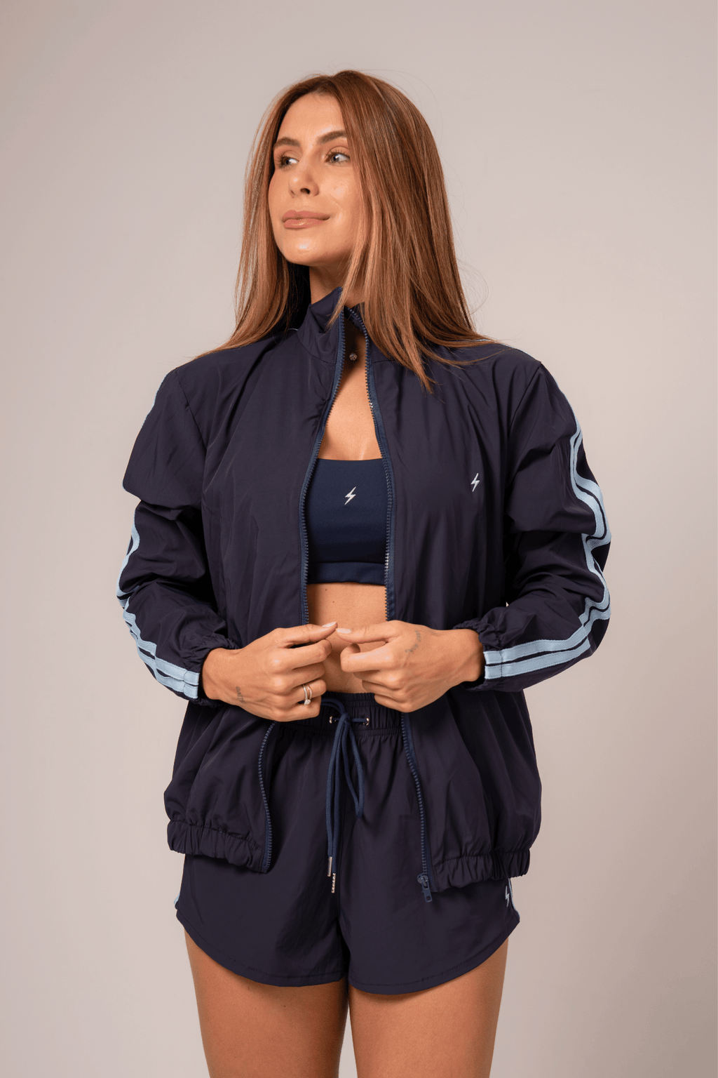 Corta vento de tactel Navy - PRÉ VENDA 2º LOTE