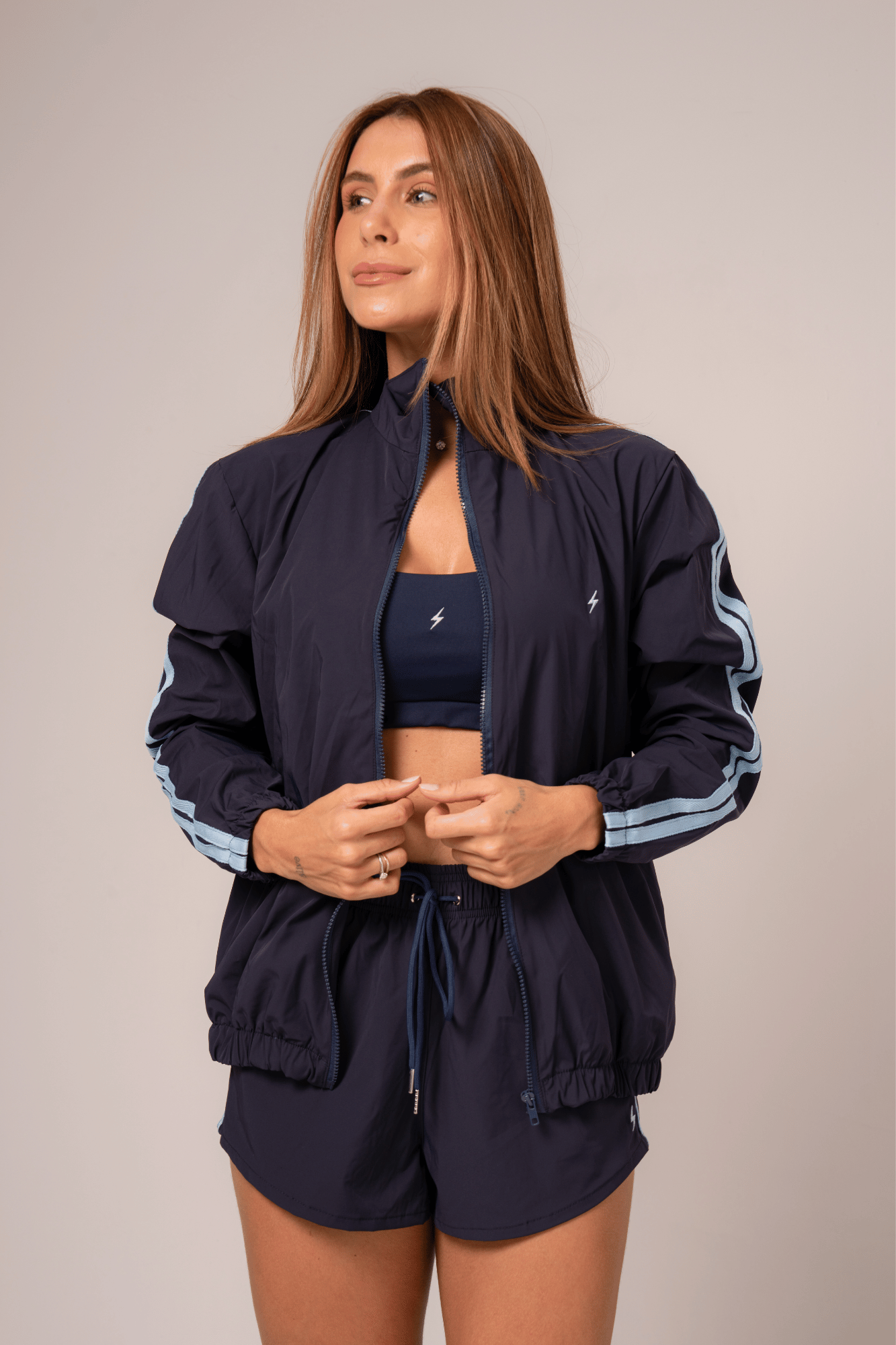 Corta vento de tactel Navy - PRÉ VENDA 2º LOTE