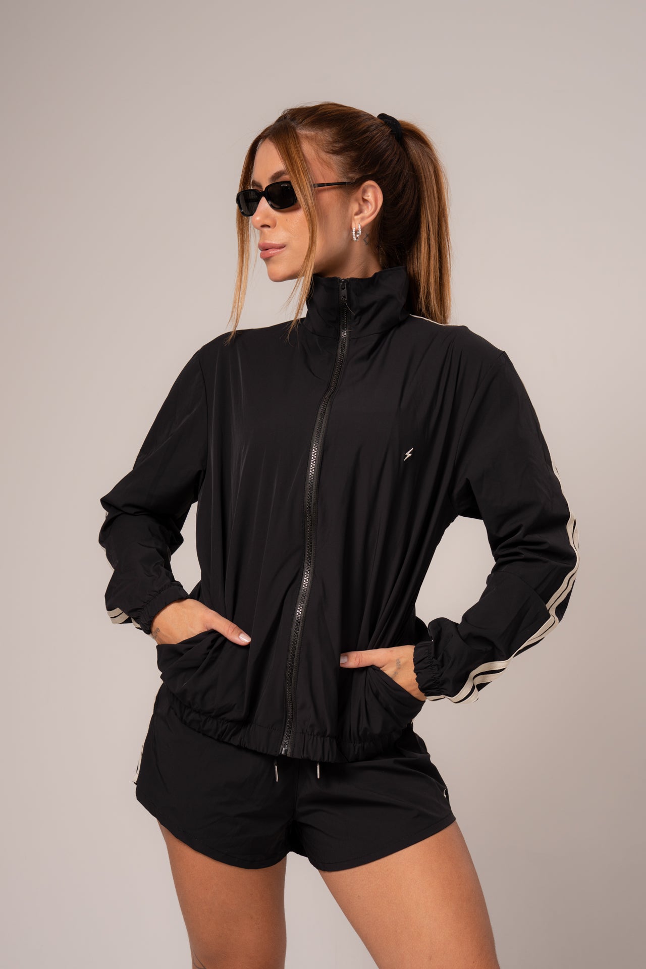 Short de tactel Black