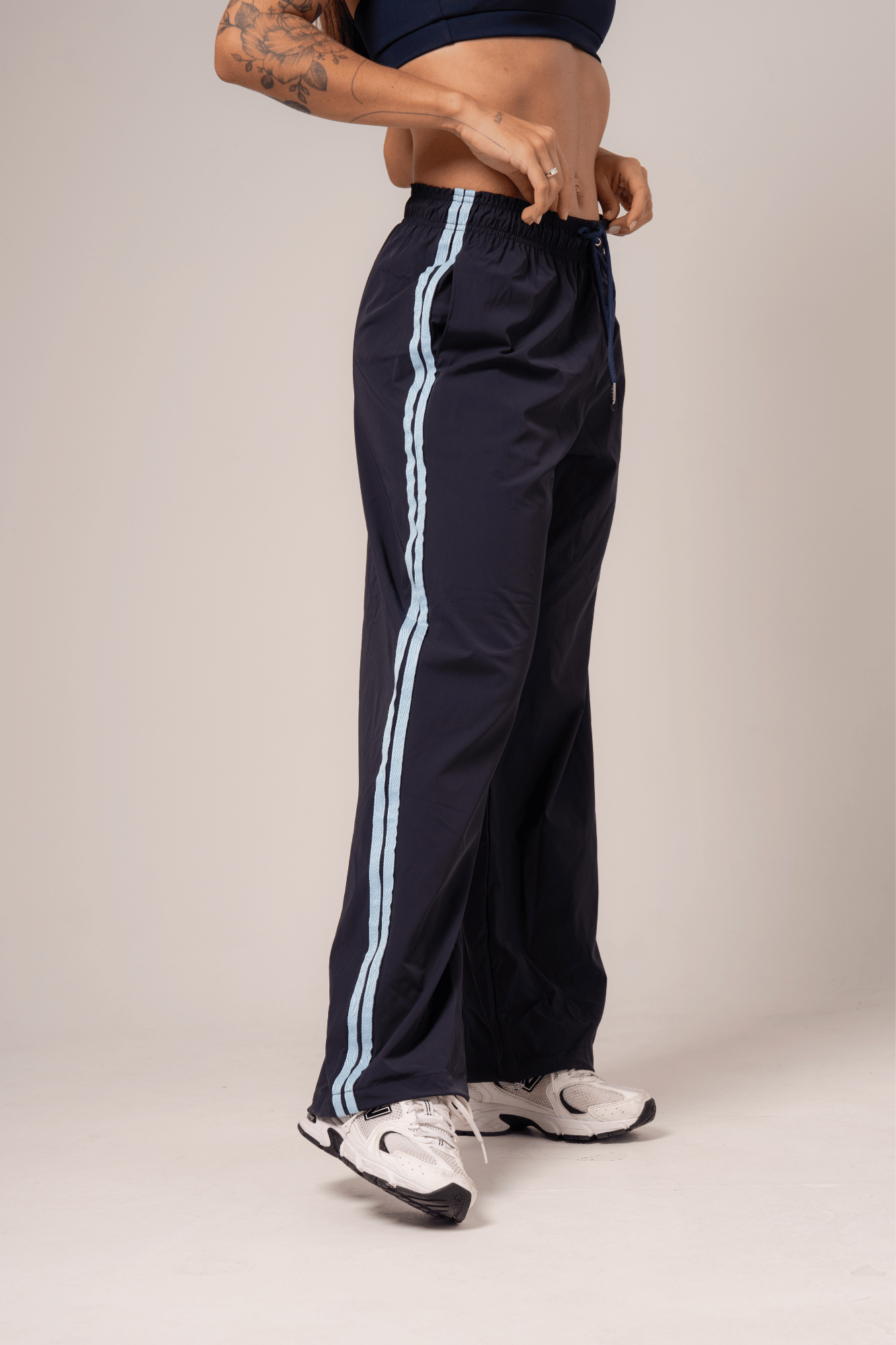 Calça de tactel Navy