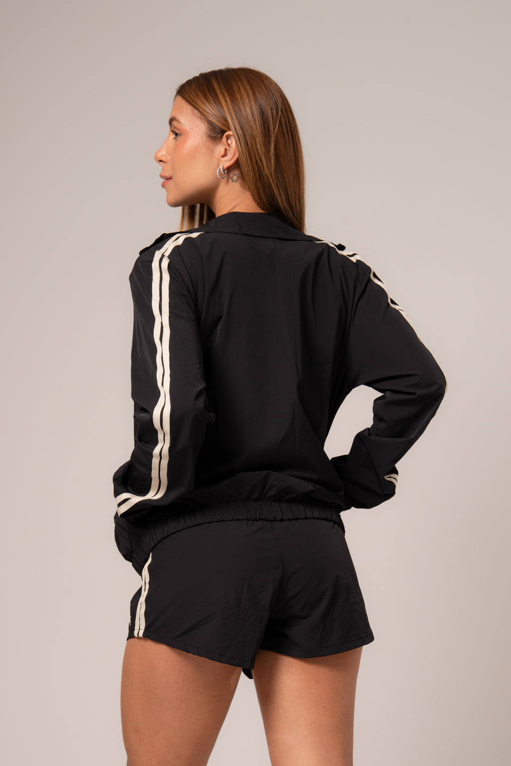 Corta vento de tactel Black