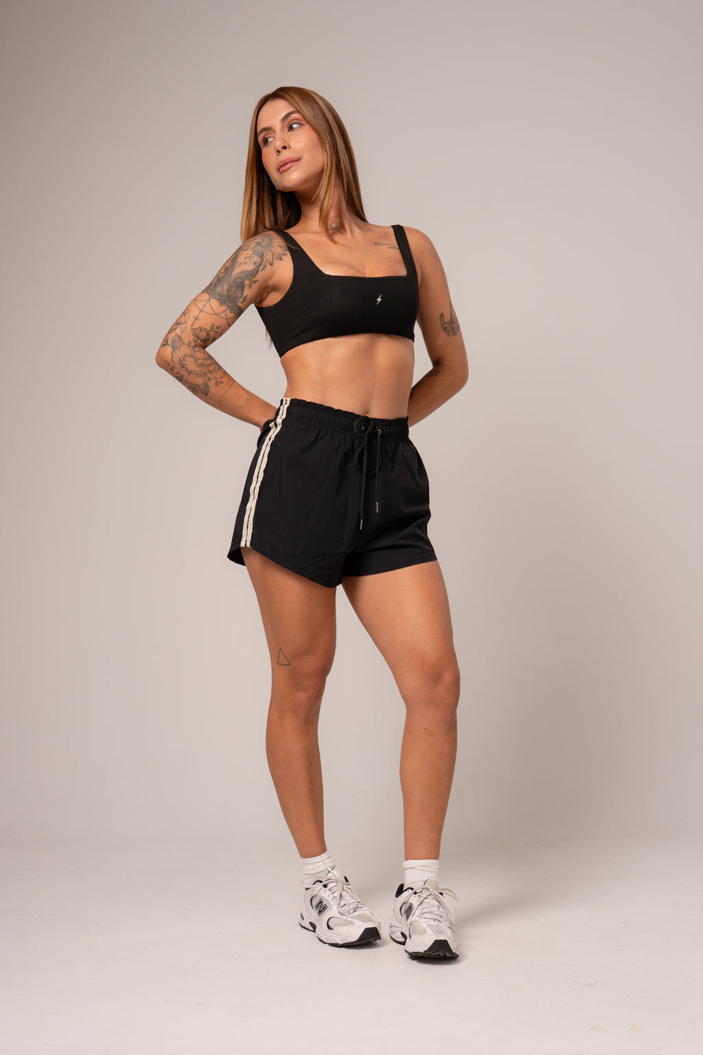Short de tactel Black