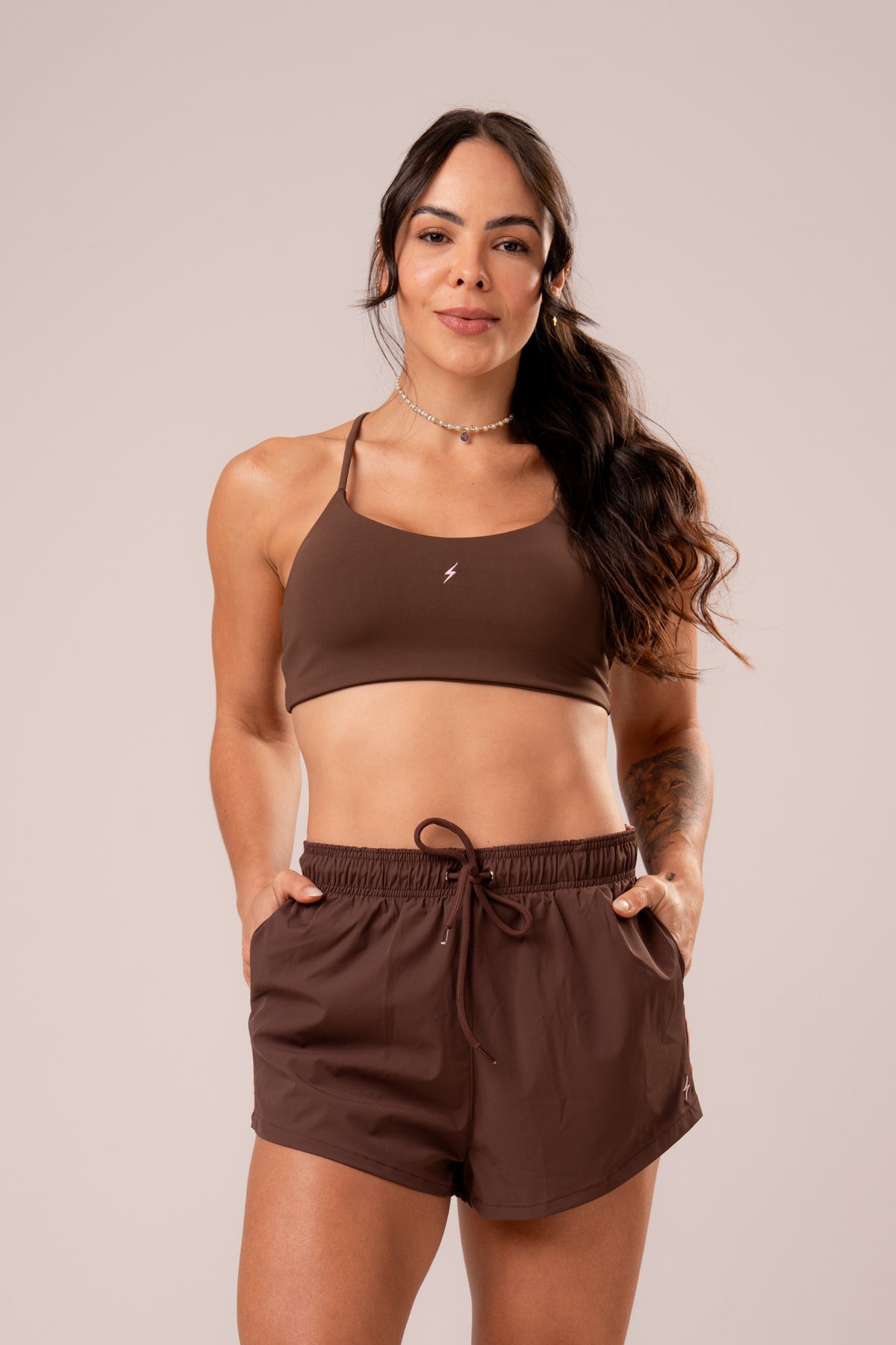 Short de tactel Choco