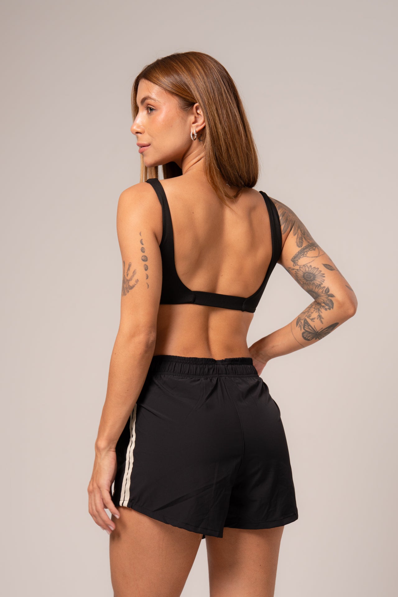 Short de tactel Black