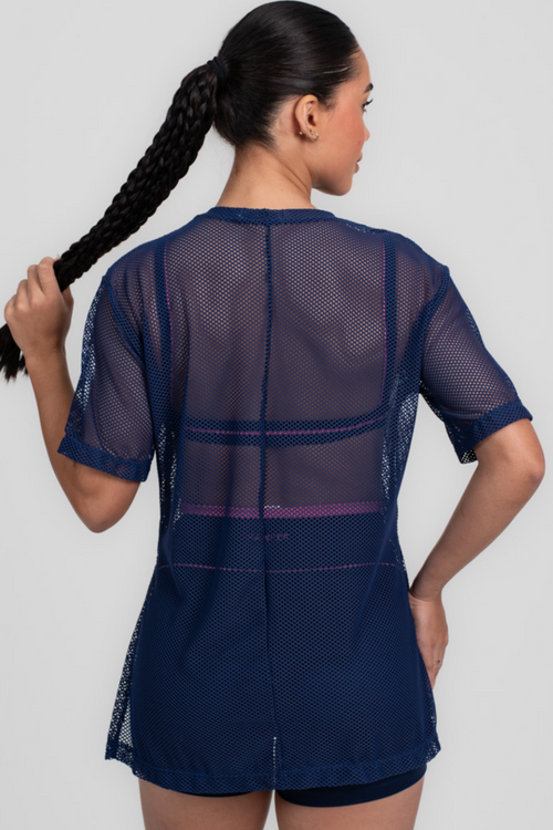 Blusa de Tela Marinho