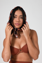 Meia taça Olivia Caramelo