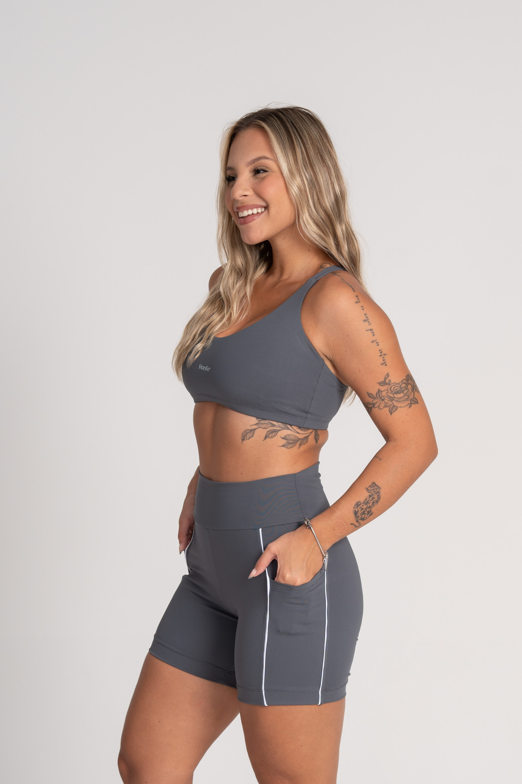 Top Luiza Grey