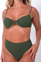 Meia taça Olivia Verde